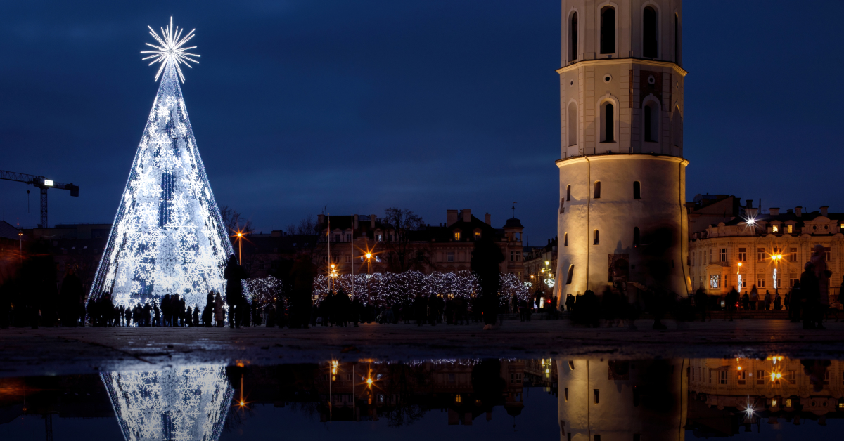 Kūčių tradicijos, Kalėdos Lietuva, Lietuva, Vilnius, Vilniaus eglutė